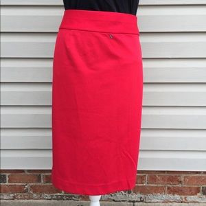 Lane Bryant Red Pencil Skirt Sz 24